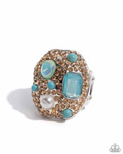 Load image into Gallery viewer, paparazzi-accessories-active-artistry-blue-ring