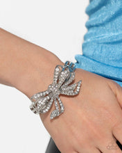 Load image into Gallery viewer, Its All A-BOW-t Me - White Bracelet - Paparazzi Jewelry