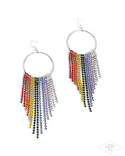 Load image into Gallery viewer, paparazzi-accessories-streamlined-shimmer-multi-earrings
