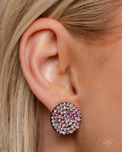 Load image into Gallery viewer, Radiant Ripples - Pink Post Earrings - Paparazzi Jewelry