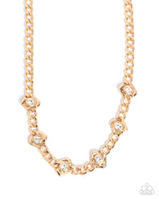 Load image into Gallery viewer, paparazzi-accessories-square-silhouette-gold-necklace