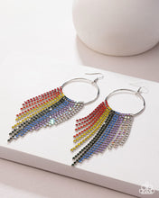 Load image into Gallery viewer, Streamlined Shimmer - Multi Earrings - Paparazzi Jewelry