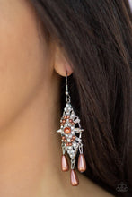 Load image into Gallery viewer, Majestic Mood - Brown Earrings - Paparazzi Jewelry