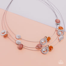 Load image into Gallery viewer, Affectionate Array - Orange Necklace - Paparazzi Jewelry