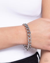 Load image into Gallery viewer, Rebel Radar - Silver Bracelet - Paparazzi Jewelry