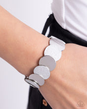 Load image into Gallery viewer, Demurely Disco - Silver Bracelet - Paparazzi Jewelry