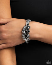Load image into Gallery viewer, Glamorously Garnished - Silver Bracelet - Paparazzi Jewelry