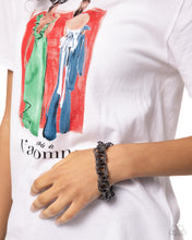 Load image into Gallery viewer, Audible Shimmer - Black Bracelet - Paparazzi Jewelry