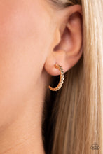 Load image into Gallery viewer, Olympian Oath - Gold Earrings - Paparazzi Jewelry