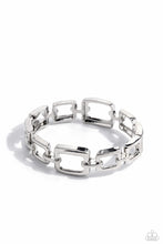 Load image into Gallery viewer, paparazzi-accessories-square-inch-silver-bracelet