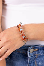 Load image into Gallery viewer, Handcrafted Headliner - Orange Bracelet - Paparazzi Jewelry