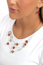 Load image into Gallery viewer, Affectionate Array - Orange Necklace - Paparazzi Jewelry