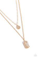 Load image into Gallery viewer, paparazzi-accessories-half-of-my-heart-gold-necklace