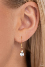 Load image into Gallery viewer, Half of My Heart - Gold Necklace - Paparazzi Jewelry