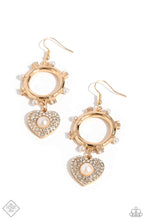 Load image into Gallery viewer, paparazzi-accessories-romantic-relic-gold-earrings