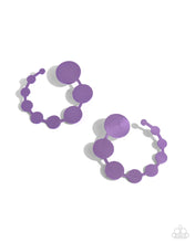 Load image into Gallery viewer, paparazzi-accessories-have-it-both-phase-purple-post earrings