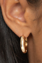 Load image into Gallery viewer, Simply Sinuous - Gold Earrings - Paparazzi Jewelry