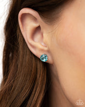 Load image into Gallery viewer, Breathtaking Birthstone - Blue Post Earrings - Paparazzi Jewelry