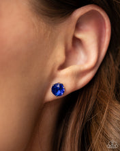 Load image into Gallery viewer, Breathtaking Birthstone - Blue Post Earrings - Paparazzi Jewelry