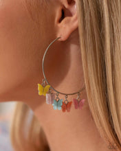 Load image into Gallery viewer, Bemusing Butterflies - Multi Earrings - Paparazzi Jewelry