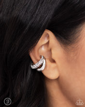 Load image into Gallery viewer, Sizzling Spotlight - White Post Earrings - Paparazzi Jewelry
