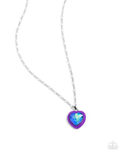 Load image into Gallery viewer, paparazzi-accessories-heartfelt-hope-purple-necklace
