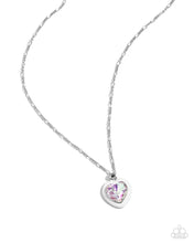 Load image into Gallery viewer, paparazzi-accessories-heartfelt-hope-white-necklace