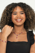 Load image into Gallery viewer, Led by the ROSE - Pink Post Earrings - Paparazzi Jewelry