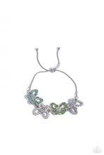 Load image into Gallery viewer, paparazzi-accessories-butterfly-belonging-green-bracelet
