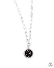 Load image into Gallery viewer, paparazzi-accessories-lunar-liaison-black-necklace