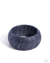Load image into Gallery viewer, paparazzi-accessories-denim-delight-blue-bracelet