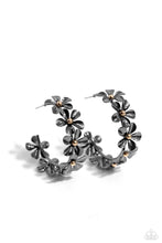 Load image into Gallery viewer, paparazzi-accessories-floral-flamenco-black-earrings