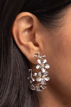 Load image into Gallery viewer, Floral Flamenco - Silver Earrings - Paparazzi Jewelry