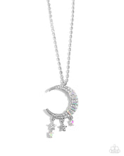 Load image into Gallery viewer, paparazzi-accessories-lunar-landmark-white-necklace