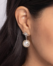 Load image into Gallery viewer, Cosmic Character - White Post Earrings - Paparazzi Jewelry