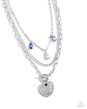 Load image into Gallery viewer, paparazzi-accessories-heart-history-multi-necklace