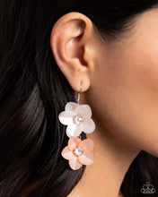 Load image into Gallery viewer, Fairy Tale Florals - Orange Earrings - Paparazzi Jewelry