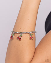 Load image into Gallery viewer, Candid Cherries - Red Bracelet - Paparazzi Jewelry