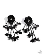 Load image into Gallery viewer, paparazzi-accessories-floral-future-black-post earrings