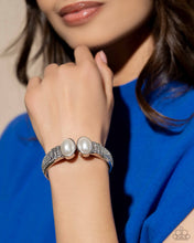 Load image into Gallery viewer, Balanced Brevity - White Bracelet - Paparazzi Jewelry
