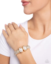 Load image into Gallery viewer, Balanced Brevity - Gold Bracelet - Paparazzi Jewelry