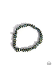Load image into Gallery viewer, paparazzi-accessories-matte-makeover-green-mens bracelet