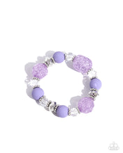 Load image into Gallery viewer, paparazzi-accessories-sweetly-shattered-purple-bracelet