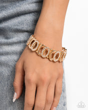 Load image into Gallery viewer, Refined Rarity - Gold Bracelet - Paparazzi Jewelry