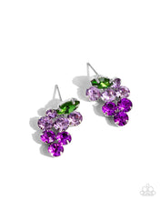 Load image into Gallery viewer, paparazzi-accessories-grapevine-grace-purple-post earrings