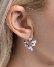 Load image into Gallery viewer, Dazzling Daydream - White Earrings - Paparazzi Jewelry