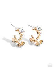 Load image into Gallery viewer, paparazzi-accessories-dazzling-daydream-gold-earrings