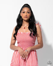 Load image into Gallery viewer, Rodeo Royalty - Red Earrings - Paparazzi Jewelry