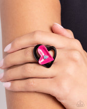 Load image into Gallery viewer, Cupid Celebration - Pink Ring - Paparazzi Jewelry