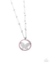 Load image into Gallery viewer, paparazzi-accessories-festive-flight-pink-necklace